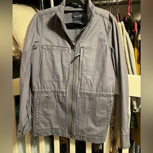 Blue cargo jacket